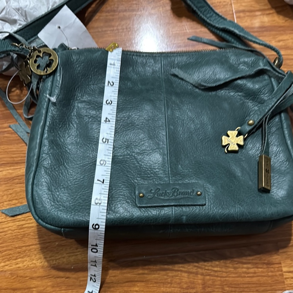 Lucky Brand Blue Crossbody Bag with Adjustable Strap